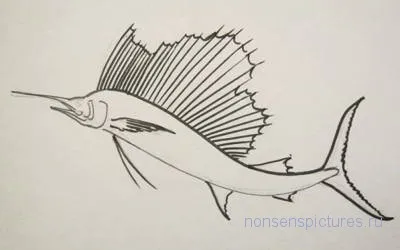 Cum să elaboreze o barcă cu pânze de pește, blog artist grafic Novikovoy Mariny carte mică de prostii