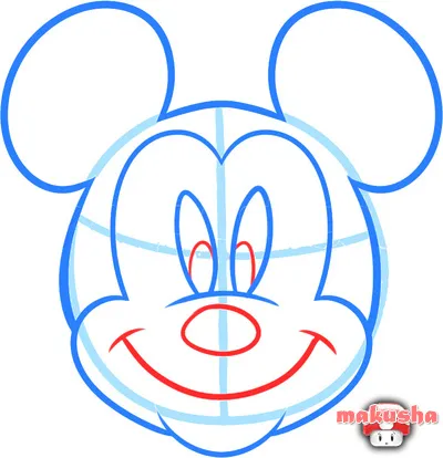 Hogyan kell felhívni Mickey Mouse szakaszok kezdők, milyen könnyű és egyszerű ceruza, toll