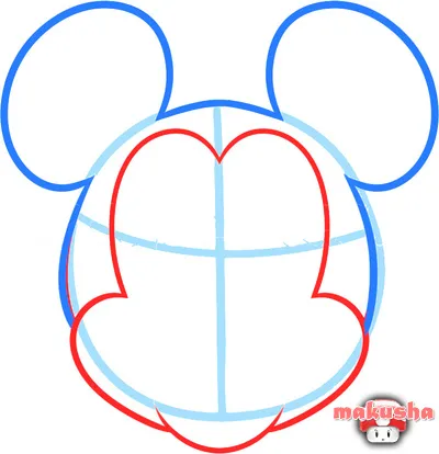 Hogyan kell felhívni Mickey Mouse szakaszok kezdők, milyen könnyű és egyszerű ceruza, toll