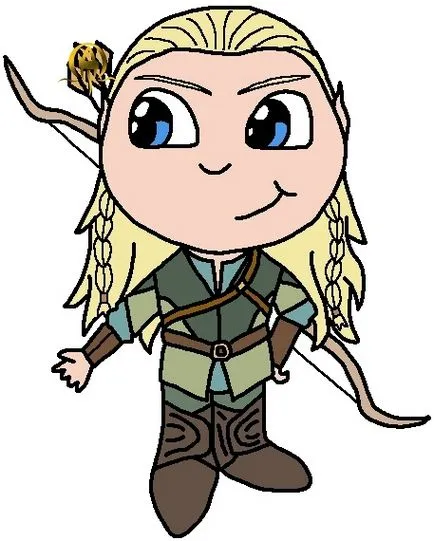 Cum de a desena un elf Legolas etape creion