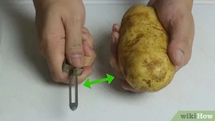 Cum se curata cartofii decojiți