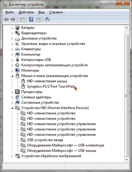 Як відключити тачпад на ноутбуці