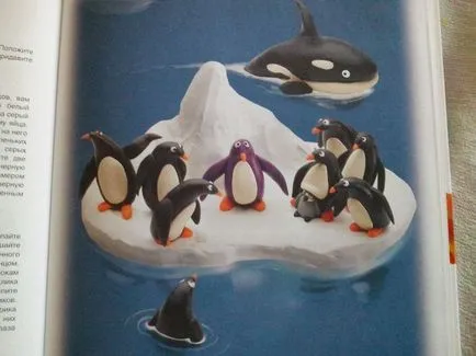 Ca etape de plastilină pinguin orb