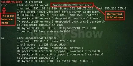 Как да променя Mac-адрес в Кали Linux