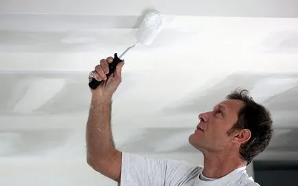 Как да нарисува тавана без избор и инструкции vodoemulsionkoy развод боя, прилагани