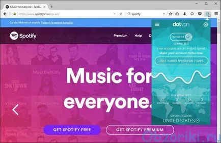 Cum se utilizează Spotify în România, Belarus, Ucraina