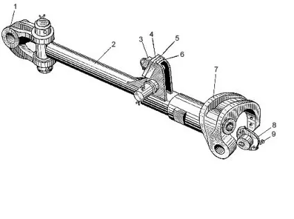 Пристрій косарки КСФ-2