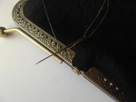 Як пришити фермуар до сумочки - ярмарок майстрів - ручна робота, handmade (ножиці) Як пришити фермуар до сумочки - ярмарок майстрів - ручна робота, handmade