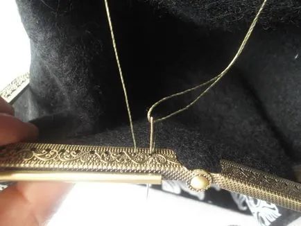 Як пришити фермуар до сумочки - ярмарок майстрів - ручна робота, handmade (ножиці) Як пришити фермуар до сумочки - ярмарок майстрів - ручна робота, handmade