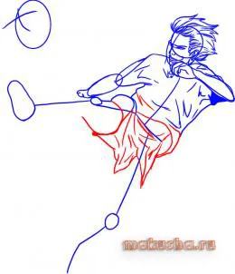 Cum de a desena un jucător de fotbal în pas cu pas de mișcare cum să atragă cu ușurință un creion, stilou sau