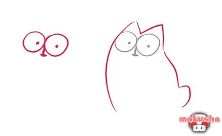 Как да нарисувате Cat Саймън на етапи, както е бързо и лесно да се направи молив, писалка или усещат и корици