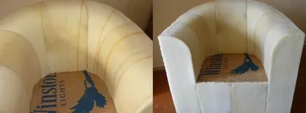 Cum de a face un scaun tron ​​cu mâinile