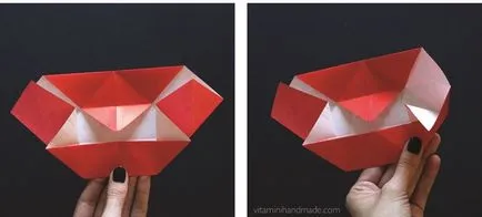 Hogyan lehet origami ajkak, a női világ