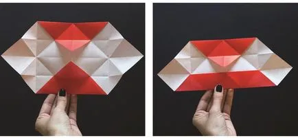 Hogyan lehet origami ajkak, a női világ