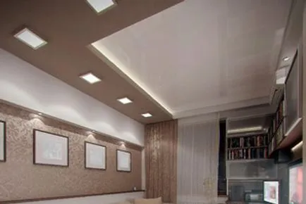 Как да си направим тавани на няколко нива с осветление с ръцете си в зала