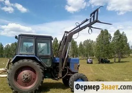 Cum kun 10 MTZ - kun de casă în spatele tractorului MTZ-82