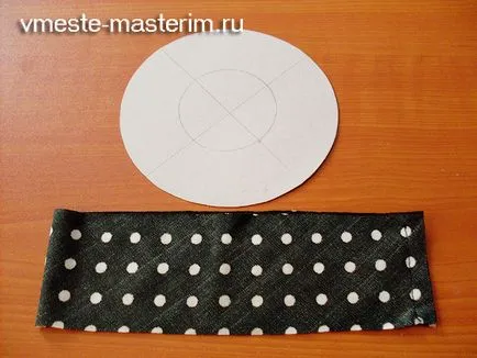 Hogyan készítsünk egy mini kalap pereme alá a kezével (master class)