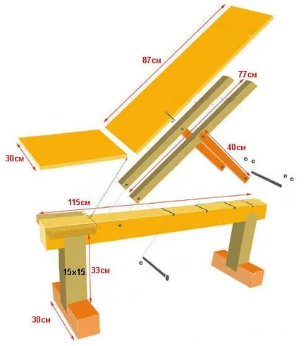 Cum de a face un banc de sport