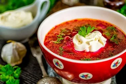 Як варити борщ з м'ясом