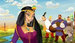 Care a fost numele unei cămilă Dobrînia Nikitici în desenul animat „Trei eroi și Shamahanskaya regina“