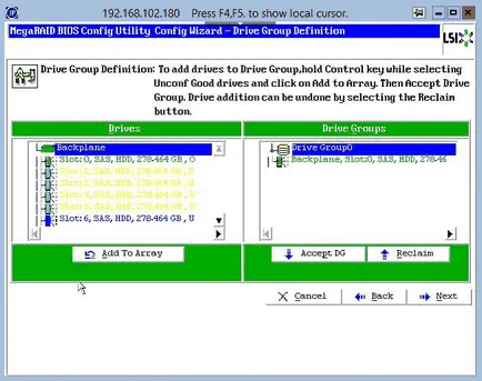 Cum de a merge la LSI-ul de utilitate raid la pornirea serverului și de a crea un RAID 0, servere și ferestre configurarea