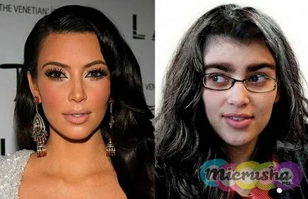 Kim Kardashian fără machiaj și Photoshop (foto)