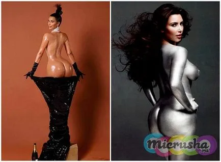 Kim Kardashian fără machiaj și Photoshop (foto)