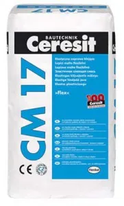 Adeziv pentru gresie Caracteristici Ceresit cm 11-17 cm t-9, iar rata de curgere