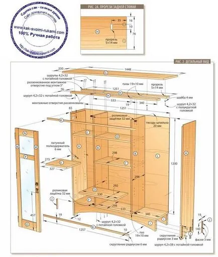 Etajere din lemn cu mâinile lor (desene foto), cu propriile sale mâini - cum să profite la maximum