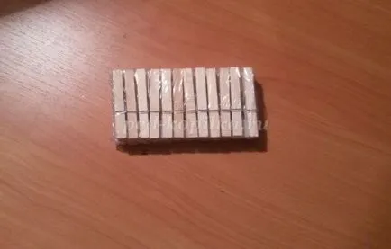 Nos fából clothespins