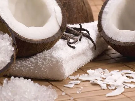 Uleiul de cocos crema de nucă de cocos și proprietățile sale benefice