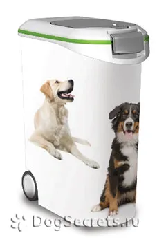 Container pentru tipurile de produse alimentare de câine și în cazul în care pentru a cumpăra