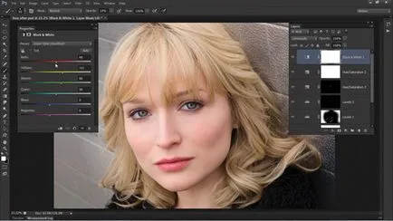 Straturile de ajustare în Photoshop