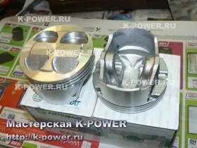 K-putere, modificări ale motorului, priors (VAZ 21126) de pe pistoane bezvtykovye