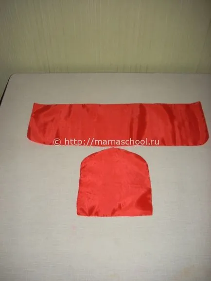 Червената шапчица костюм с ръцете си, как да се шият дрехи за червената шапка