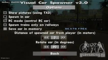 Visual car spawner v3