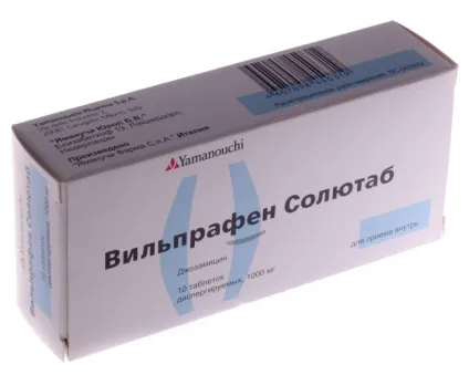 Вільпрафен при хламідіозі переваги і схема лікування (схема) Вільпрафен при хламідіозі переваги і схема лікування