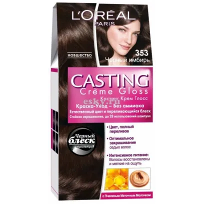 hajfesték L'Oréal Casting krém fényes fekete №353 gyömbér eladó hajfesték L'Oréal
