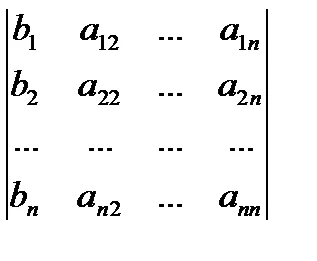 Критерият на система за линейни уравнения