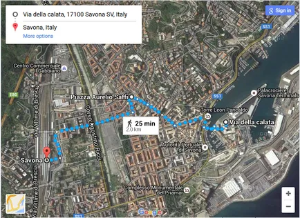 Portul de croazieră din Savona