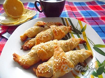 Croissant, leveles tészta - a recept csokoládé