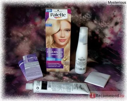 Крем-фарба для волосся palette intensive color інтенсивний колір - «фарба для волосся schwarzkopf