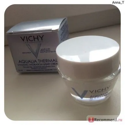Krém Vichy Aqualia termikus dinamikus nedvesség normál és kombinált bőrre -