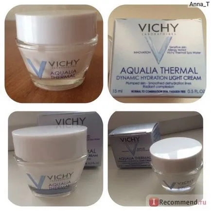Krém Vichy Aqualia termikus dinamikus nedvesség normál és kombinált bőrre -