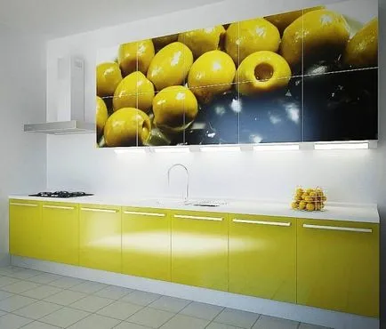 Bucătărie cu un model pe fatada (47 poze) instrucțiuni video cum se instalează propriile mâini lor, exemple de pictură