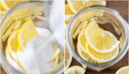 Лимоните в буркан на захар - рецепта