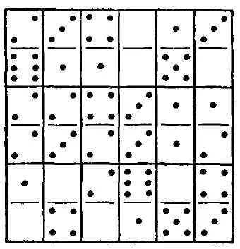 pătrate Magic de piese de domino