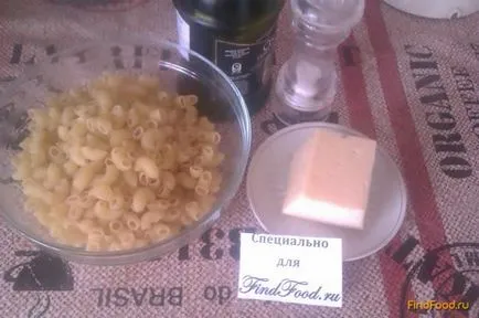 Рога Паста със сирене рецепта със снимка