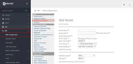 Call Routing in Elastix 4