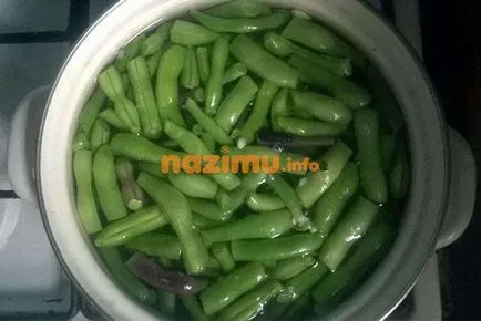 Мариновани зелен фасул - снимка рецепта без стерилизация